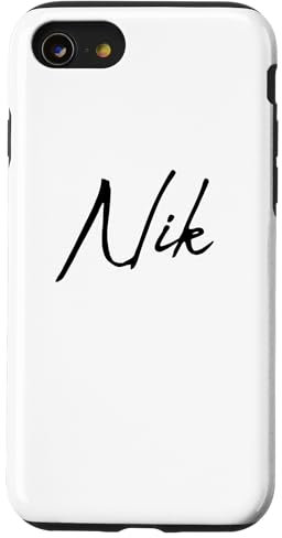 Beautiful Handwritten Font Nik Calligraphy Hülle für iPhone SE (2020) / 7 / 8