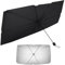 Paraguas Parasol Coche Parabrisas Interior 125 x 65 cm Plegable con protección UV y Calor