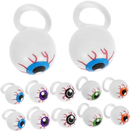 JECOMPRIS 15 Pezzi Accessori Decorativi per Donne e Elastiche Tema Halloween Gadget Divertenti e Decorazioni per Feste