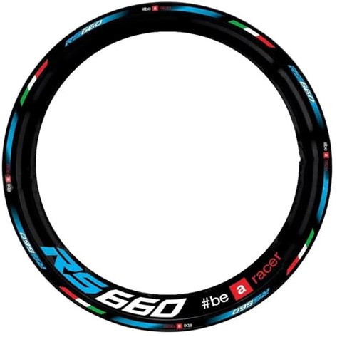 Felgen Aufkleber Motorrad-Felgenaufkleber Für Aprilia RS660 RS 660 17 Zoll Felgenaufkleber Nabenaufkleber Nachtreflektierend Dekorativ Motorrad Dekor Felgenaufkleber(Farbe 12)