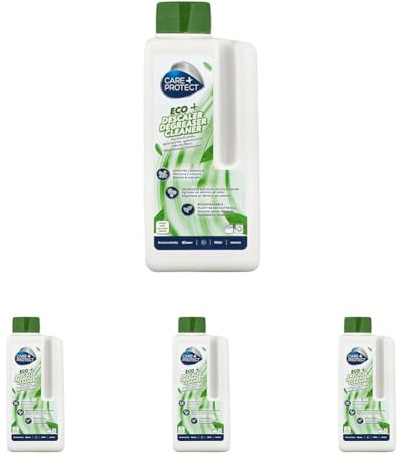 CARE+PROTECT Universeller Entfetter & Entkalker, 500 ml I Effektiver Maschinenreiniger & Kalklöser für Waschmaschine und Spülmaschine I Extra stark & biologisch abbaubar (Packung mit 4)