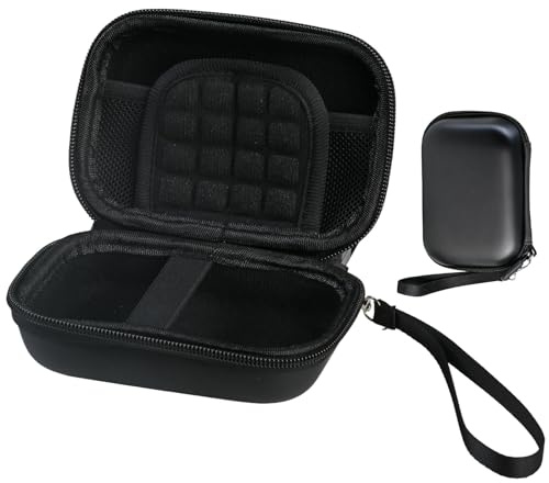 Merzio CCD Camera Storage Case, Hard Drive Case,Shockproof Portable External Hard Drive Storage Bag, Water-Resistant Protective Travel Pouch