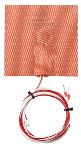 Frewurwer Silicone Heater Mat with Relay Kit for 3D Printer Hot Bed Build Plate Silicone Heater Pad
