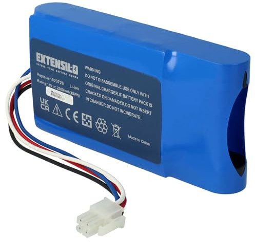 EXTENSILO Akku kompatibel mit Yard Force Easymow 260B Rasenroboter Rasenmäher (2500mAh 18V Li-Ion)