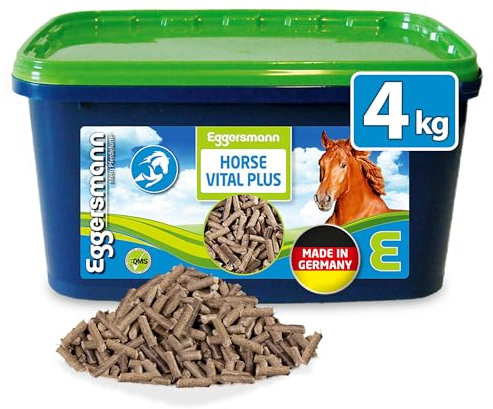 Eggersmann Mein Pferdefutter Horse Vital Plus 4 kg – Mineralfutter für Pferde Aller Art – Vitaminreiches Pferdefutter zur optimalen Rundumversorgung – Zur Ergänzung des Grundfutters
