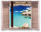 Stickers trompe l'oeil - Vue sur mer