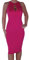 Eyecatch - Genini Aux Femmes sans Manches Moulante Trou De Serrure Court Dames Mini Robe