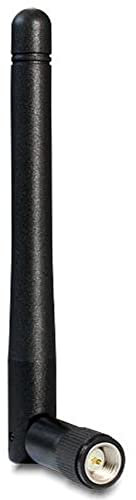 DELOCK WLAN 802.11 ac/a/b/g/n Antenne SMA Stecker 2 dBi omnidirektional mit Kippgelenk schwarz