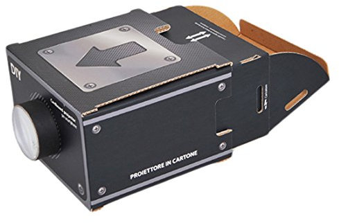 Majestic PJS 300 DIY Projecteur pour Smartphone avec lentille en Verre Optique, Carton