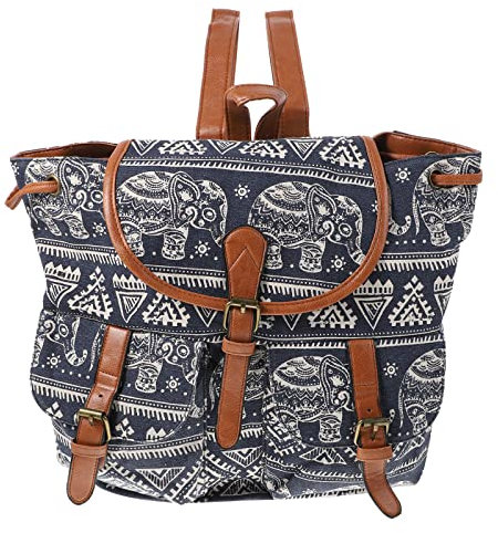 ädchen Damen Canvas Rucksack Rucksack Schultasche Tasche Tagesrucksack