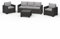 Allibert California Lounge Set Polyrattan Gartenmöbel Rattanoptik Sitzgruppe 4-teilig
