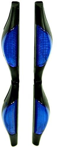 XtremeAuto® 4 x blue, Car Door Guard Reflectors scratch dent Protectors paint work