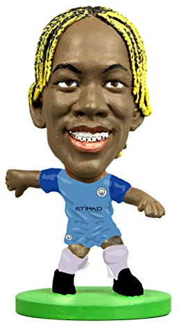 SoccerStarz SOC735 - Man City Bacary Sagna Actionfigur - Home Kit, 2017 Version