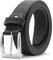 Corkor Vegan Gürtel Herren Veganes Kork Leder Schwarz Braun für Vegetarier 30mm Xl