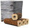 Holzbriketts: 960 kg Palette | Gluthalter Pini Kay Premium | je 10 kg Briketts