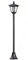 Outsunny Outdoor Garden Solar Post Lamp Sensor Dimmable LED Lantern Bollard Pathway 1.6M Tall – Black