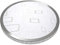Tecnolux Euro Plafón LED Redondo Moderno 30W - Ultra Delgado a Cuadros 40cm 2700LM 6500K Blanco Natural para Dormitorio, Cocina y Sala de Estar