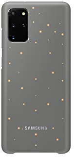 Samsung LED Smartphone Cover EF-KG985 für Galaxy S20+ | S20+ 5G Handy-Hülle, LED-Benachrichtigungen, Lichteffekte, Schutz Case, grau