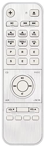 Goshyda Télécommande de Remplacement, Télécommande Multifonction à Gros Boutons de Substitution, Adaptée au Système de Laboratoire Audio Geneva Sound Modèle M Modèle S Modèle L