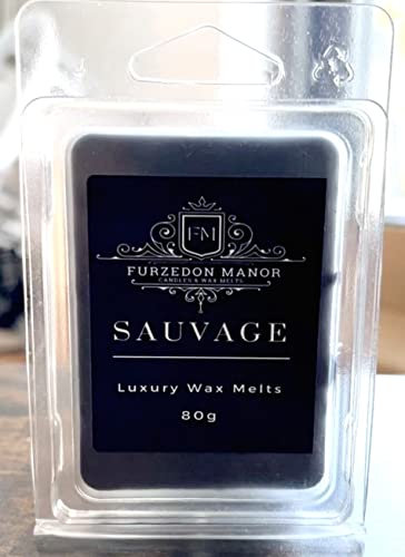 Sauvage wax melts, luxury wax melts, designer aftershave wax melts 80g