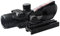 FIRECLUB XWXS 2021 New Version 4 x 32 Real Red Fiber Source Duell Beleuchtetes Zielfernrohr mit Einstellbarer Helligkeit Mit oder ohne RMR Sight Red Dot(Optional)