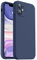 Vooii Compatible with iPhone 11 Case, Upgraded Liquid Silicone with [Flat Edges] [Camera Protection] [Soft Anti-Scratch Microfiber Lining] Phone Case for iPhone 11 6.1 inch - Navy Blue