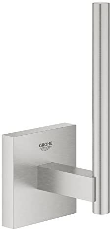 GROHE Start Cube - Reservepapierhalter (Wandmontage, verdeckte Befestigung, Material: Metall), supersteel, 40979DC0