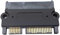 CY Adattatore convertitore di estensione SATA 2,5 da 3,5 2,5 22pin 7+15 maschio a SATA 22P 7+15 femmina con fori per le viti