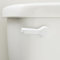 Qualihome Front Mount Toilet Handle, Universal Toilet Flush Handle, Elegant Toilet Lever, Complete Toilet Handle Replacement Kit, Heavy-Duty Toilet Tank Flusher Handle (White Finish)