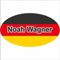 Kiwistar Klebeetiketten - Aufkleber - Fahne - Flagge - Deutschland - 10x6,6 cm - mit Wunschtext - Name - personalisiert - Namensaufkleber - Autoaufkleber - Racing