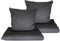 Mikrofaser Seersucker Bettwäsche Uni 135x200 80x80 grau Set 4tlg