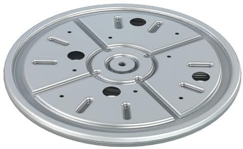 cyclingcolors Plataforma Base giratoria 282 mm 300 kg Rotatoria 360° Mueble Pantalla TV Monitor Acero