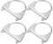 Hihaha Round U Bolt Muffler Exhaust Clamps for Car / 3.15 ID 80mm / 4 Pcs