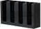 Kcvzitrds 1 PCS Coffee Cup and Lid Organizer Disposable Paper Cup Holder Dispenser 4 Compartments Black