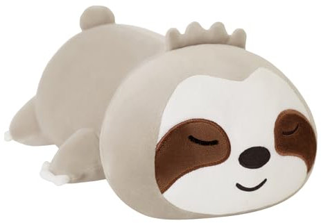 SQEQE Beschwertes Faultier-Plüsch, beschwertes Faultier-Plüschtier für Angst, süßes Plüschtier Kissen Spielzeug Geschenk für Kinder und Erwachsene 60 cm