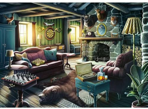 Ravensburger - Familienpuzzle - Mystery-Puzzle - 408 Teile - Mord als Geschenk - Untersuche die Teile, finde die Hinweise und löse die Ermittlungen! - mit Anleitungen, Karten und Umschlägen - 12001204
