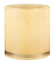 blomus Windlicht -SAGA- | Kerzenhalter aus Glas | Farbe Vanilla | Größe M | Ø12 x 12H cm | für Innen- und Außendekoration
