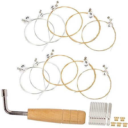 ULDIGI Saiten-ersatz Komplettsatz Für Stimmschlüssel Metallstift Saitenersatz Instrumententeile