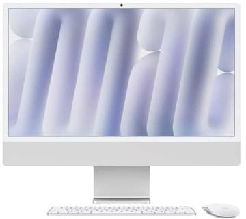 Apple iMac All-in-One-Desktop-PC mit M4 Chip, 10-Kern CPU und 10-Kern GPU, 24 Zoll Retina Display, 16 GB Unified Speicher, 512 GB SSD, Rosa