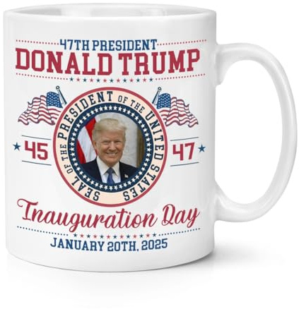 Donald Trump Inauguration Day 2025 10oz Mug Cup Commemorative Souvenir