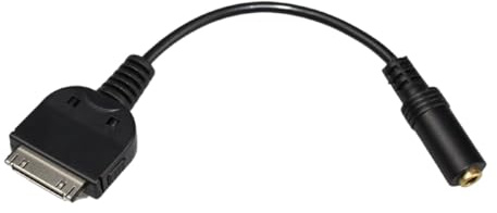 YONGJIANGXIA Câble auxiliaire pour iPod 30 broches mâle vers stéréo 3,5 mm femelle avec câble de 10 cm de long