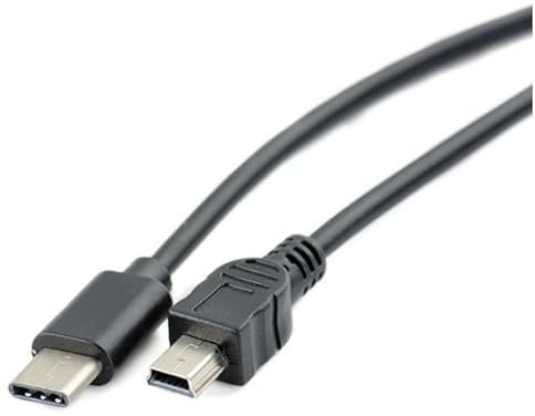 USB-C a Mini USB Cavo di Ricarica Cavo Dati | 1 Metro | Cavo OTG 480 Mbps USB Type C a Mini USB | Per MacBook Pro Air Android Samsung Galaxy Google Pixel Camera Game Controller