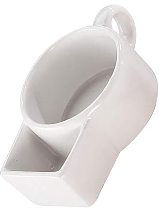 FUNNETOYU 1pezzi Tazza Tascabile in Per Dessert Adatta Per Colazione e Uso Casalingo o Ristorante