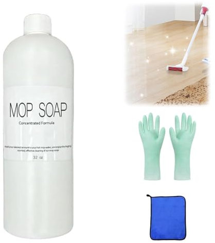 Highly Scented Mop Soap for Floor Cleaning, Fresh Wood FloorCleaner, Multi-Purpose Floor Cleaner Liquid Pet-Friendly, Mop Soap for Mopping, Residue Free Surface Cleaners (1)