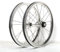 16 Zoll Vorderrad Hinterrad 305 Fahrrad Laufradsatz Single Speed 9T Aluminiumlegierung 74 85mm 16/20 Loch V Bremse Faltrad Felge