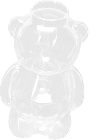 Cabilock 1 Pieza Vaso de Cóctel Transparente Forma de Oso de Vino para Bar y Fiesta Vidrio y Práctico