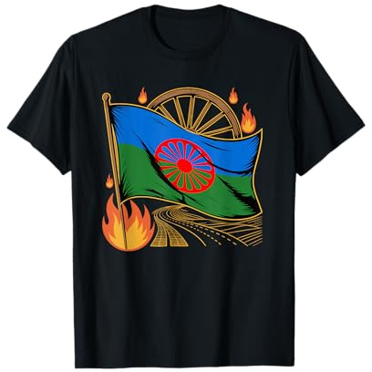 Drapeau du Peuple rom Gitane T-Shirt