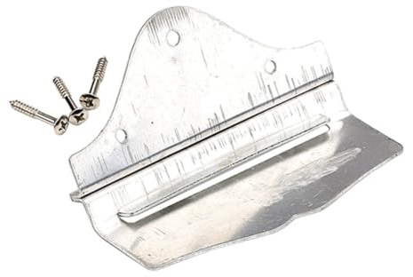 DECORNIJIA Metal Mandolin String Tailpiece and Improved Tone with Easy Installation 14-string Instrument Part Made of Sturdy Metal for Mandolin Enthusiasts and String Instrument Accessories