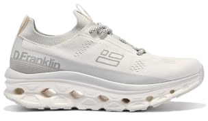 D.Franklin Sneaker Unisex Aero Mesh in Cremeweiß - Freizeit-Sneaker Unisex - Casual Mode - Größe (44)