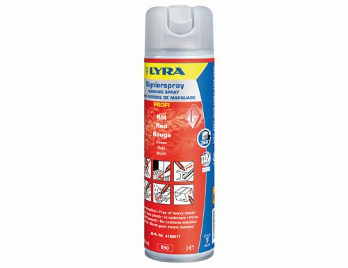 Lyra Signierspray 500 ml, rot 117017